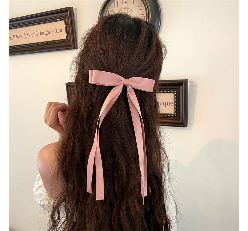 Clip Hair Bow Fabric