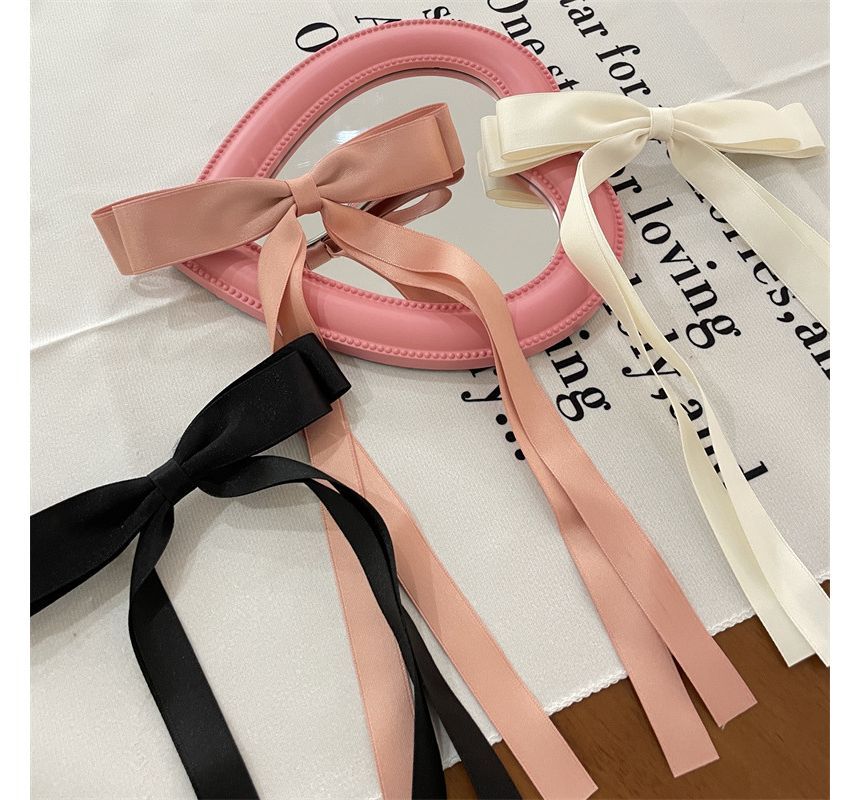 Clip Hair Bow Fabric