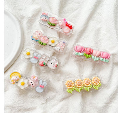 (Various Clip On Cartoon Phone Designs) Strap