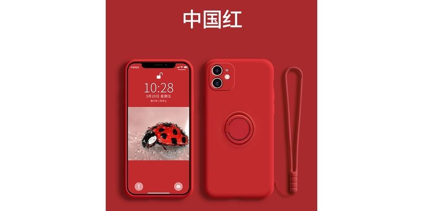 Case Plain Ring Stand Phone