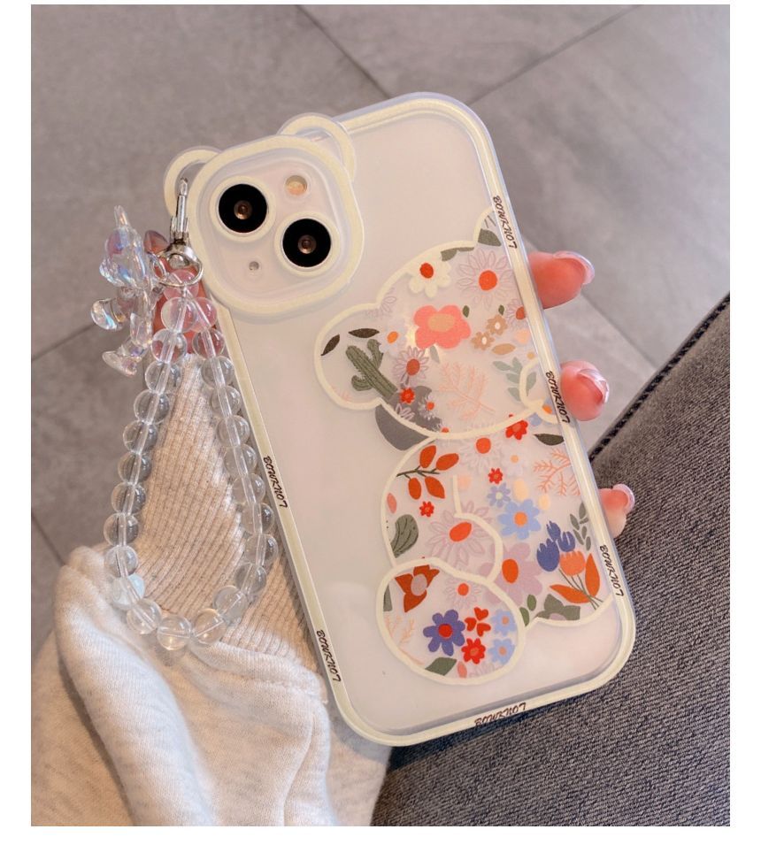 Print Bear Floral Phone Case
