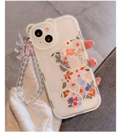 Print Bear Floral Phone Case