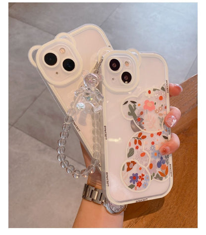 Print Bear Floral Phone Case
