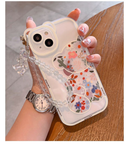 Print Bear Floral Phone Case