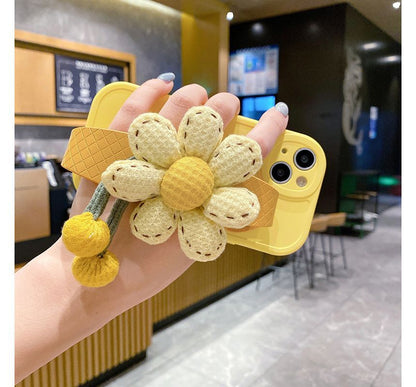 Case Floral Strap Phone