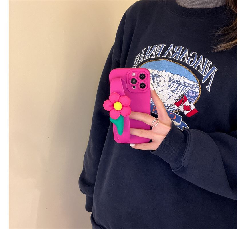 Floral Case Phone Strap