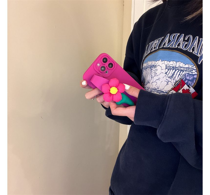 Floral Case Phone Strap