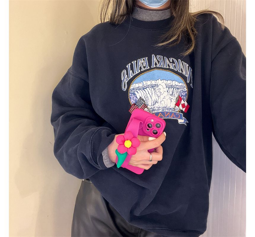 Floral Case Phone Strap