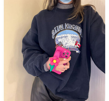 Floral Case Phone Strap