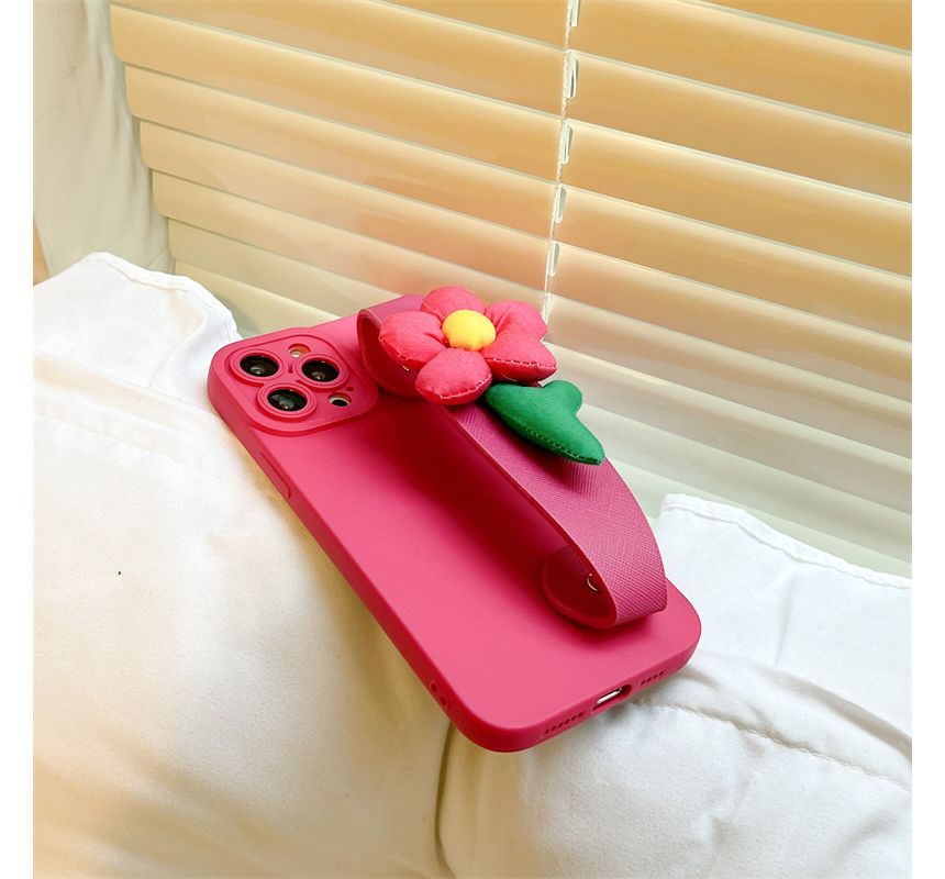 Floral Case Phone Strap