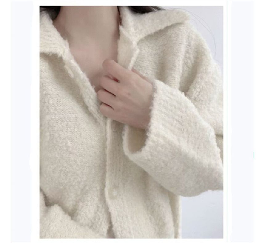 Cardigan Plain Collar