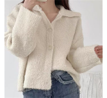 Cardigan Plain Collar