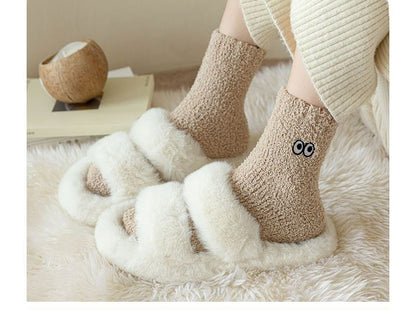 Eye Embroidered Socks Set