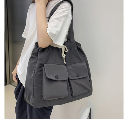 Drawstring Nylon Carryall Bag