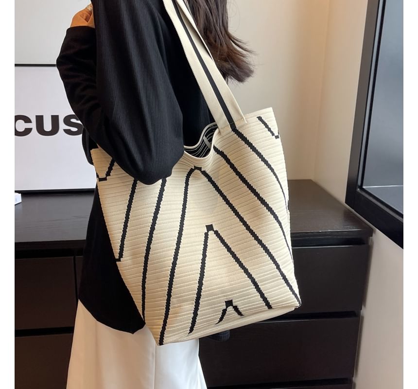 Sac fourre-tout bicolore