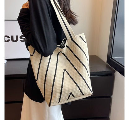 Sac fourre-tout bicolore