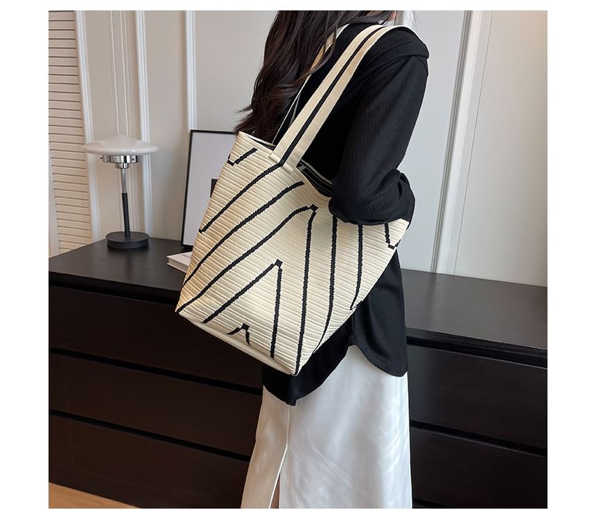 Sac fourre-tout bicolore