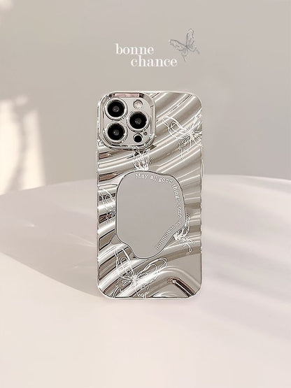 Case Butterfly Mirrored Phone