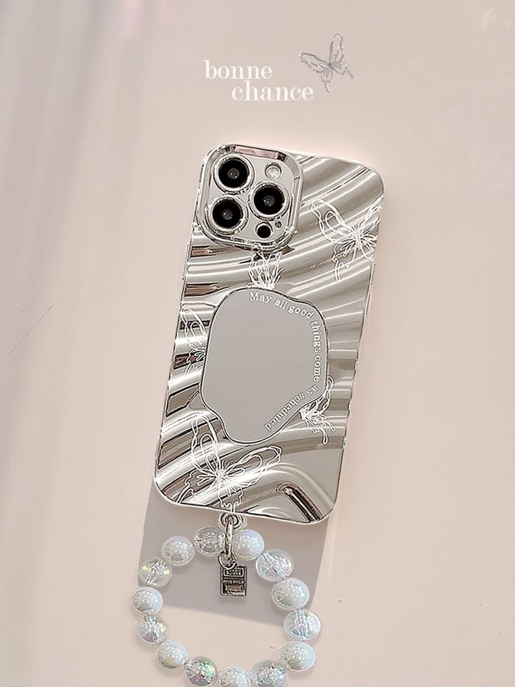Case Butterfly Mirrored Phone