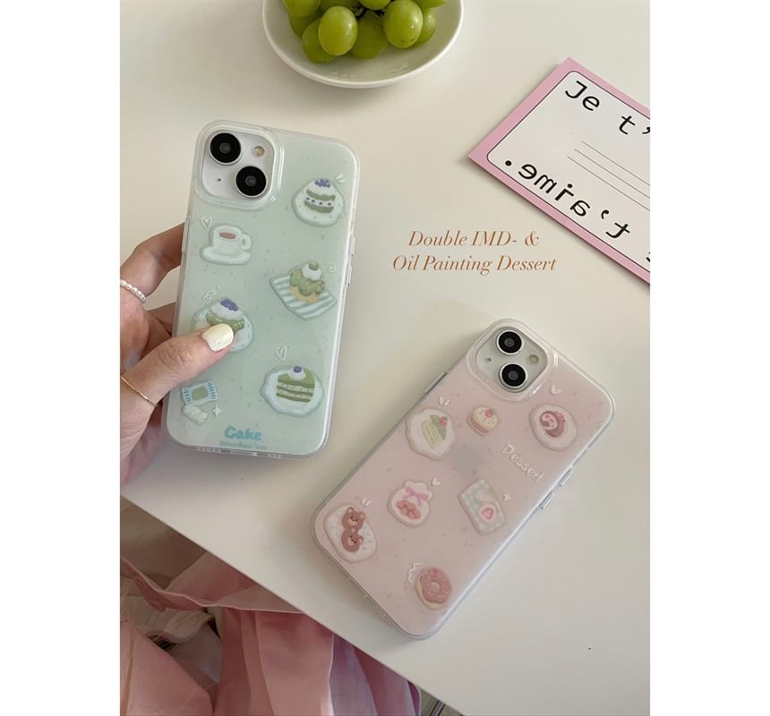 Dessert Phone Case - iPhone 15 Pro Max / 15 Pro / 15 / 14 Pro Max / 14 Pro / 14 / 13 Pro Max / 13 Pro / 13 / 12 Pro Max / 12 Pro / 12 / 11