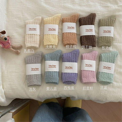 Plain Fleece Socks / Set