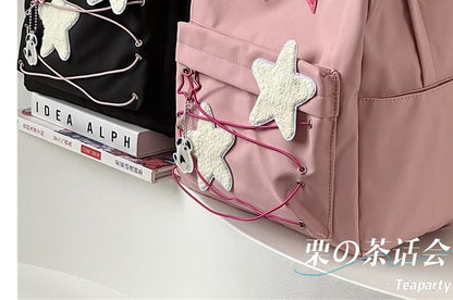 Star Pattern Backpack / Bag Charm / Set