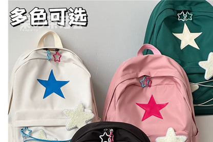 Star Pattern Backpack / Bag Charm / Set