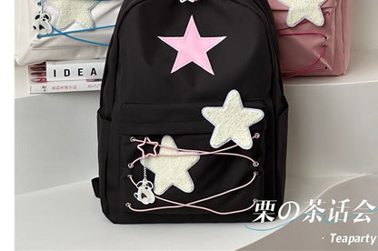 Star Pattern Backpack / Bag Charm / Set