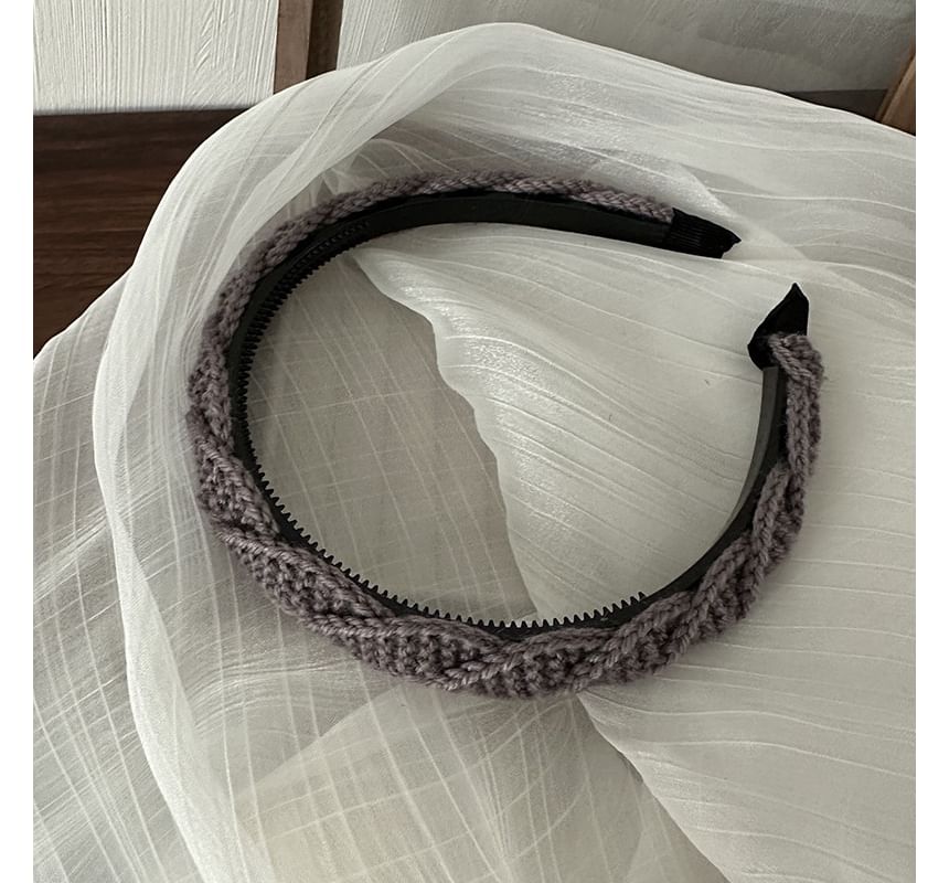 Twisted Woven Knit Headband