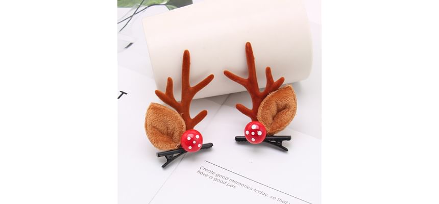 Christmas Flocking Hair Clip (Various Designs)