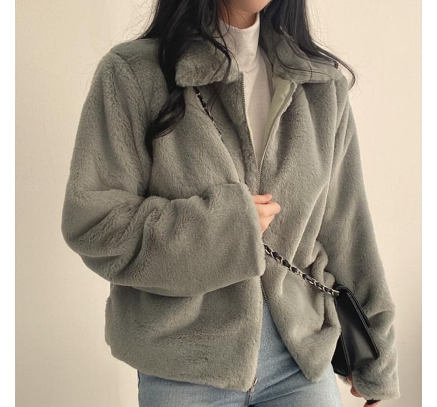 Fluffy Zip Jacket