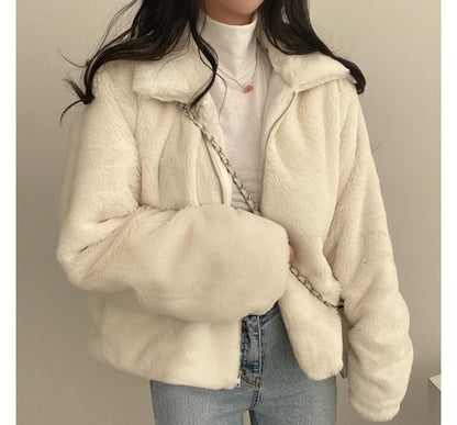 Fluffy Zip Jacket