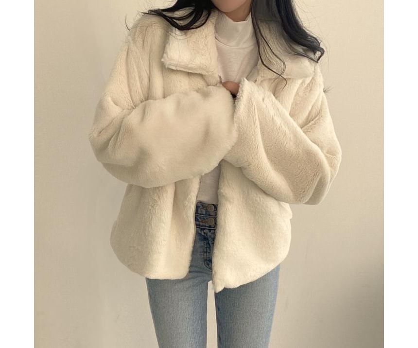 Fluffy Zip Jacket