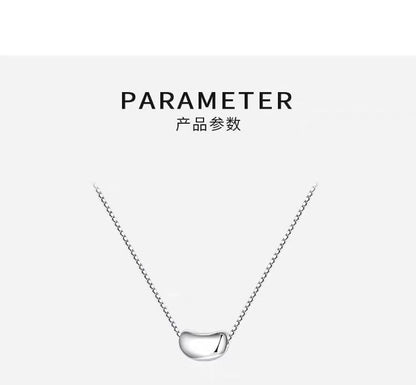 Bean Pendant Alloy Choker