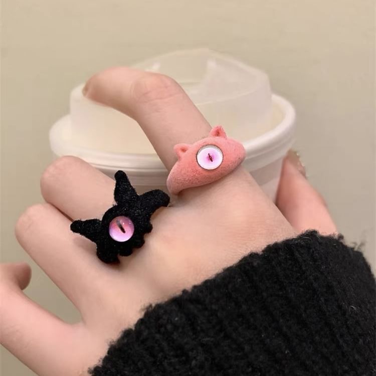 Alloy Ring Monster Flocking Designs) Open (Various