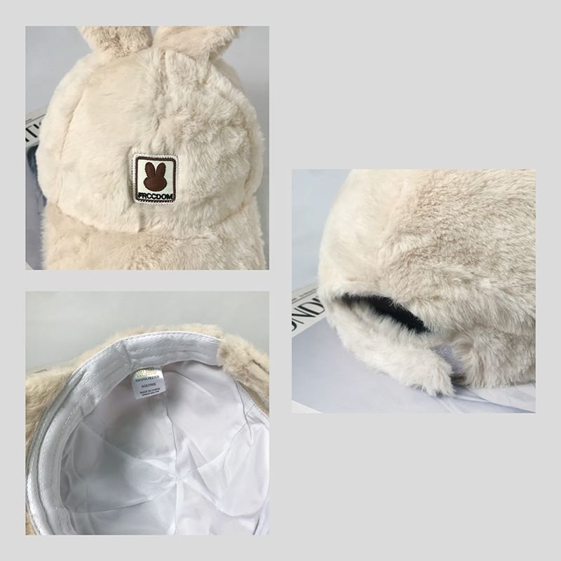 Baseball Cap Ear Applique Rabbit Chenille