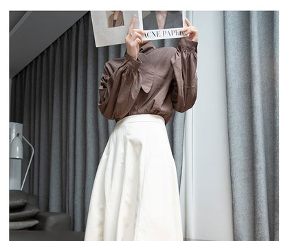 Square Pumps Toe Crocodile Grain