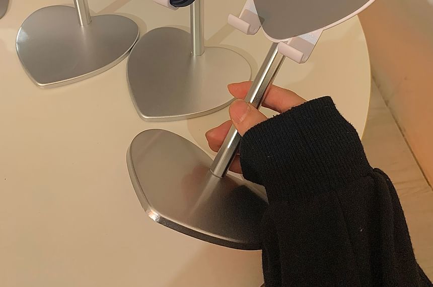 Heart Retractable Desktop Phone Stand