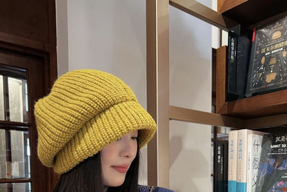 Slouchy Plain Beanie Knit