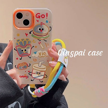 Fast Food Phone Case - iPhone 15 Pro Max / 15 Pro / 15 Plus / 15 / 14 Pro Max / 14 Pro / 14 Plus / 14 / 13 Pro Max / 13 Pro / 13 / 13 mini / 12 Pro Max / 12 Pro / 12 / 12 mini / 11 Pro Max / 11 Pro / 11