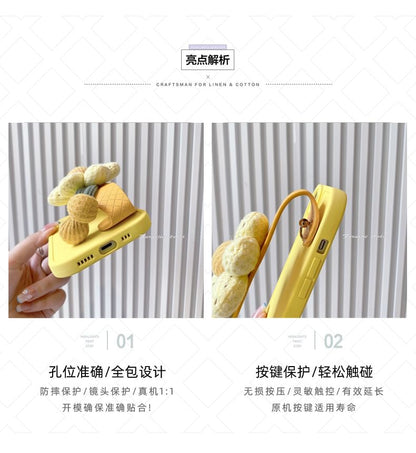 Strap Phone Floral Case