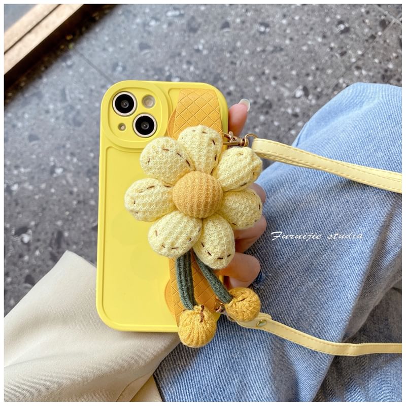 Strap Phone Floral Case
