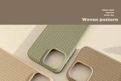 Woven Case Faux Phone