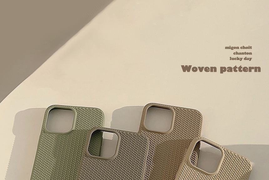 Woven Case Faux Phone