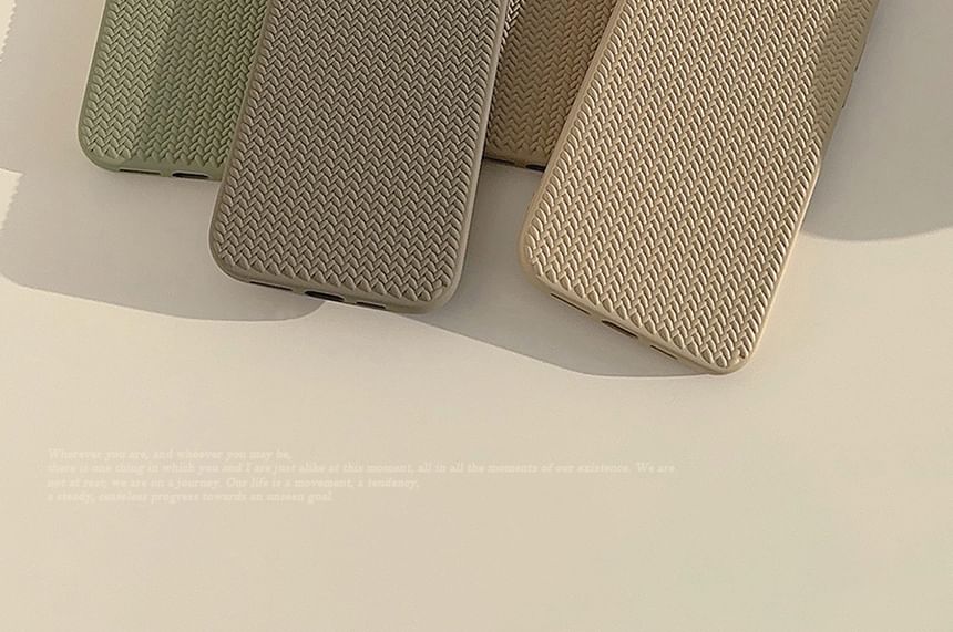 Woven Case Faux Phone