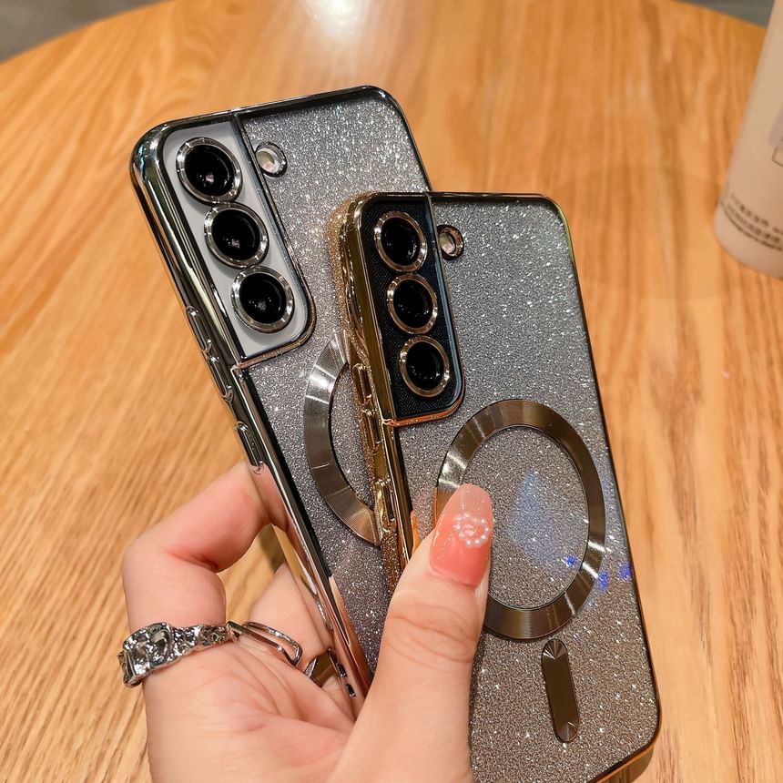 Phone Magnetic Glitter Case