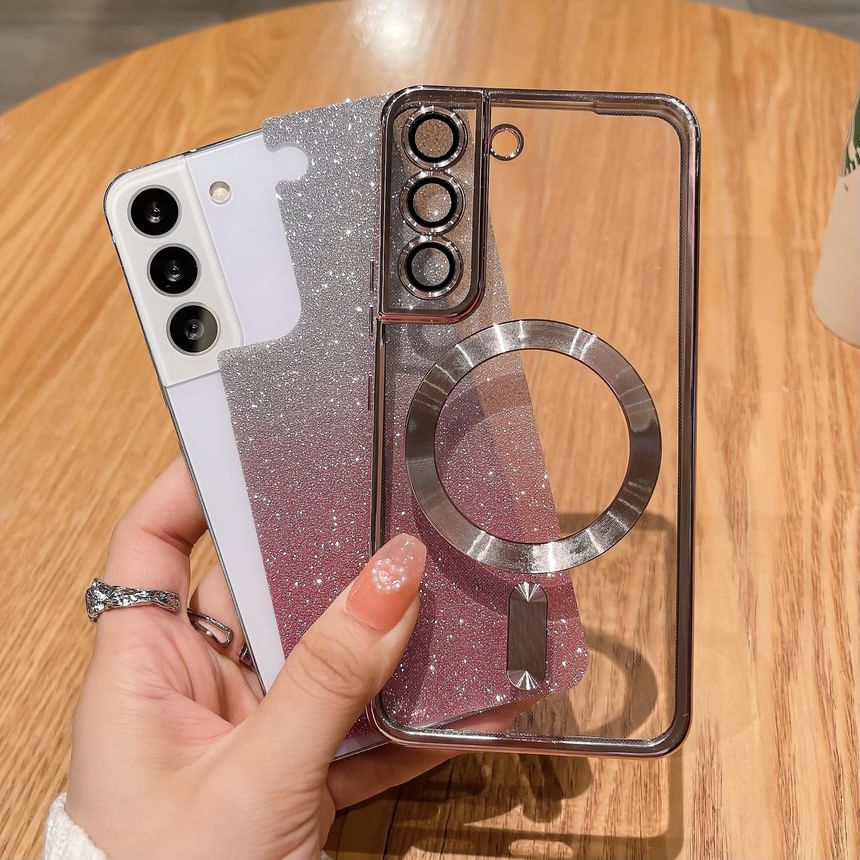 Case Magnetic Phone Glitter