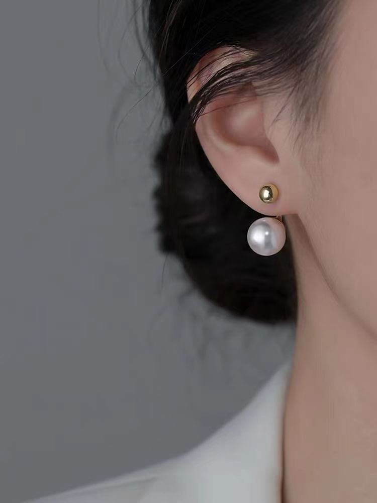 Faux Pearl Ear Jacket