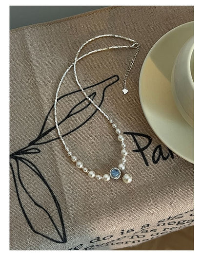 Faux Pearl Beaded Necklace / Bracelet