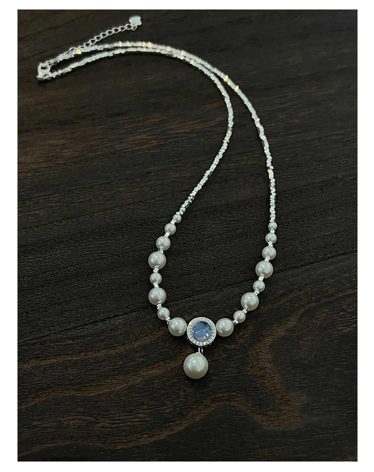 Faux Pearl Beaded Necklace / Bracelet